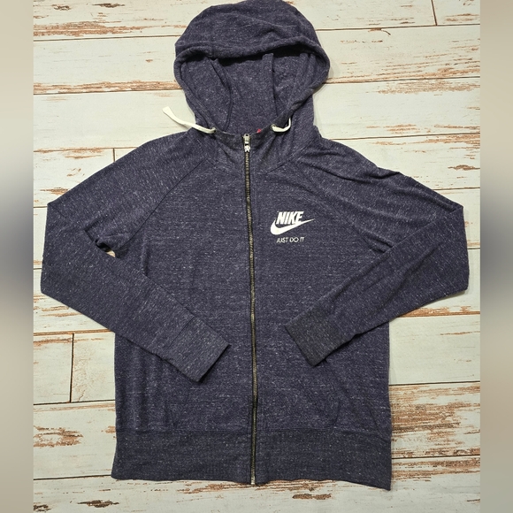 Nike Heritage Hoodie Bundle 2 Gray Purple Womens M - Picture 2 of 11